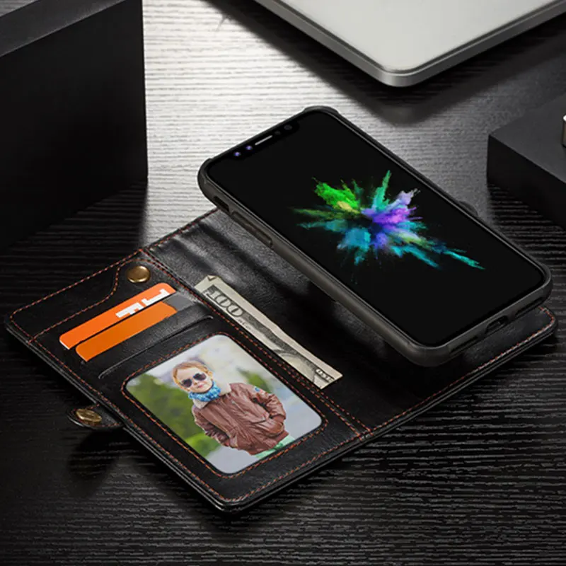 Для IPhone 11 Pro XS Max 7 8 Plus чехол для телефона винтажный флип-чехол из натуральной кожи Магнитный чехол для IPhone X XS Max XR 11Pro