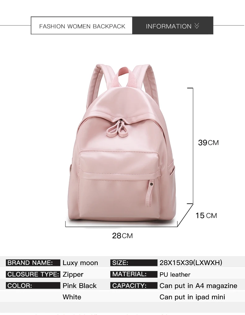 Кожаный рюкзак для колледжа, женский рюкзак с несколькими карманами, большой рюкзак для путешествий, женская школьная сумка для девочек-подростков, книга Mochilas XA503H