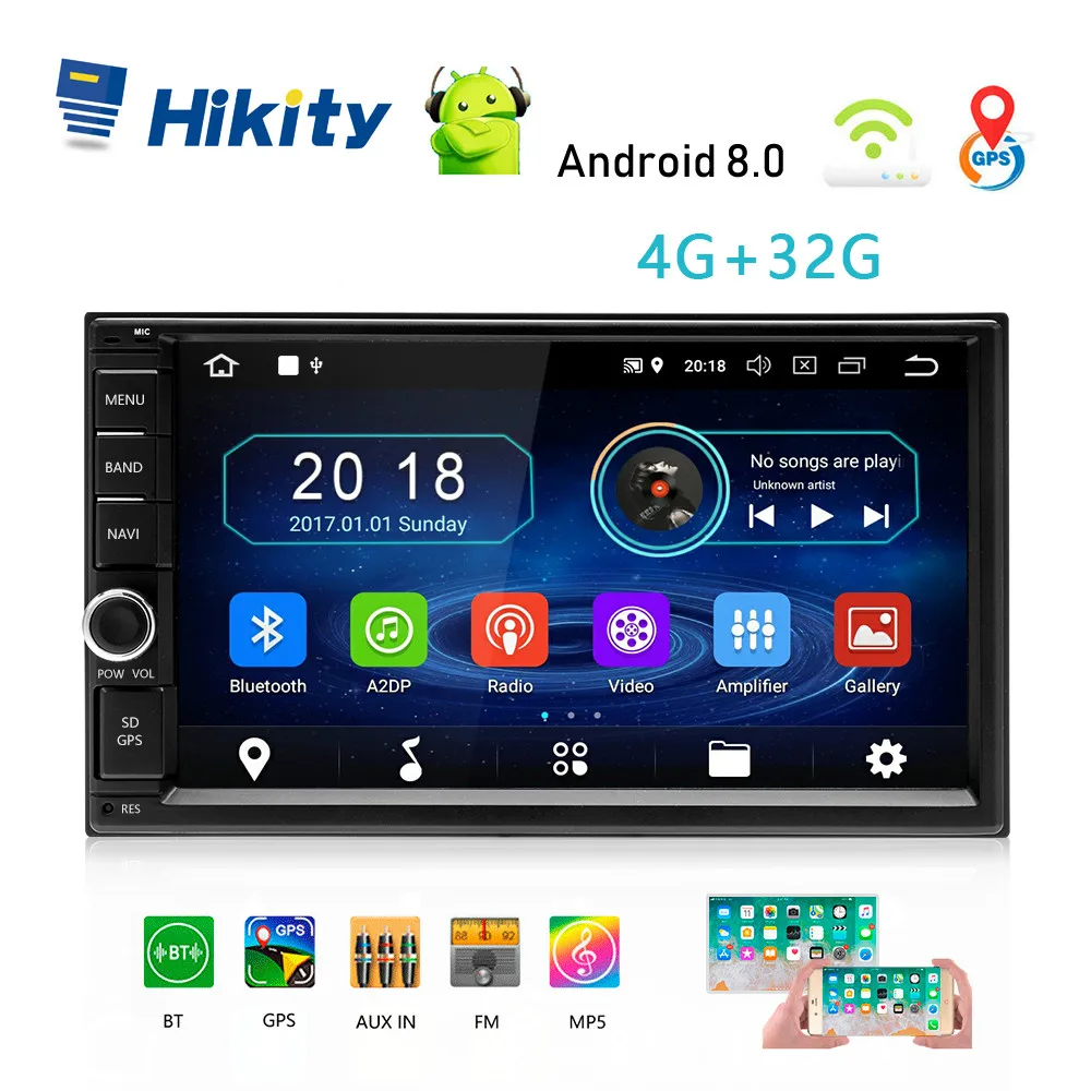 Hikity 2 din автомагнитола " сенсорный экран Авторадио Мультимедиа MP5 плеер ISO/Android зеркальная связь автомобиля стерео Поддержка резервная камера