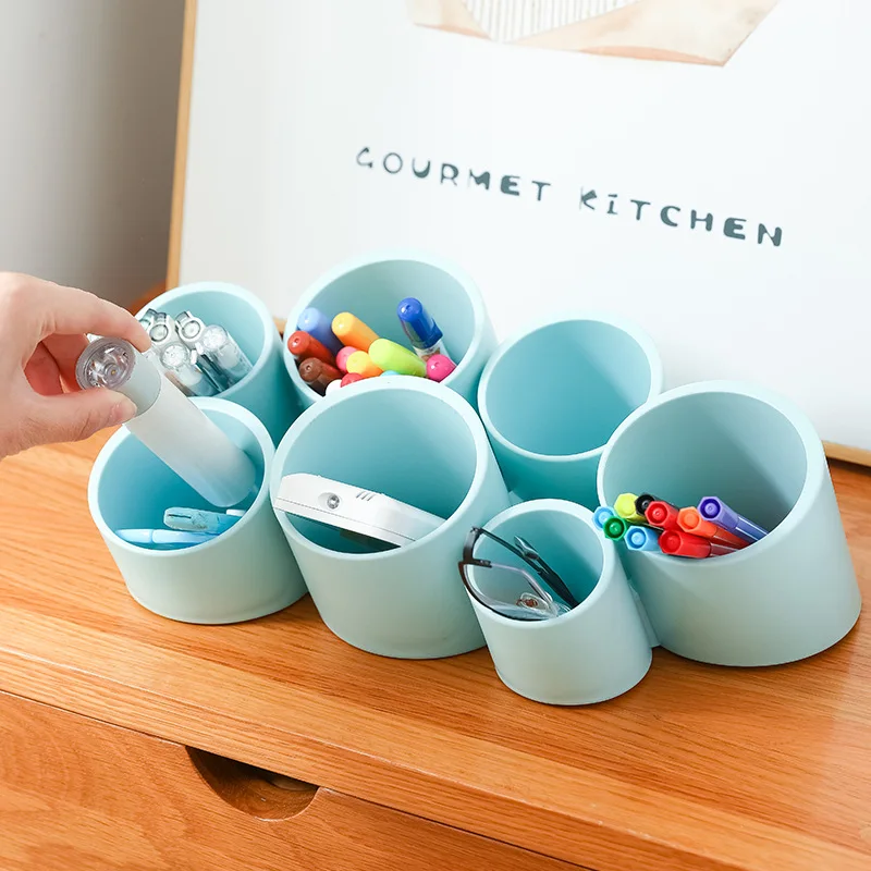 Vertical Pencil Case Holder Wall Hanging Stationery Organizer Desktop Storage Stand for Pen Office Sorted Items | Дом и сад