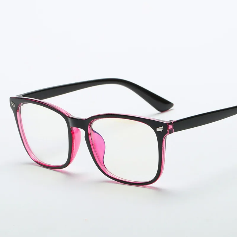 2020 Fashion unisex Square glasses plain glasses full frame glasses for men and women radiation protection Optical glasses