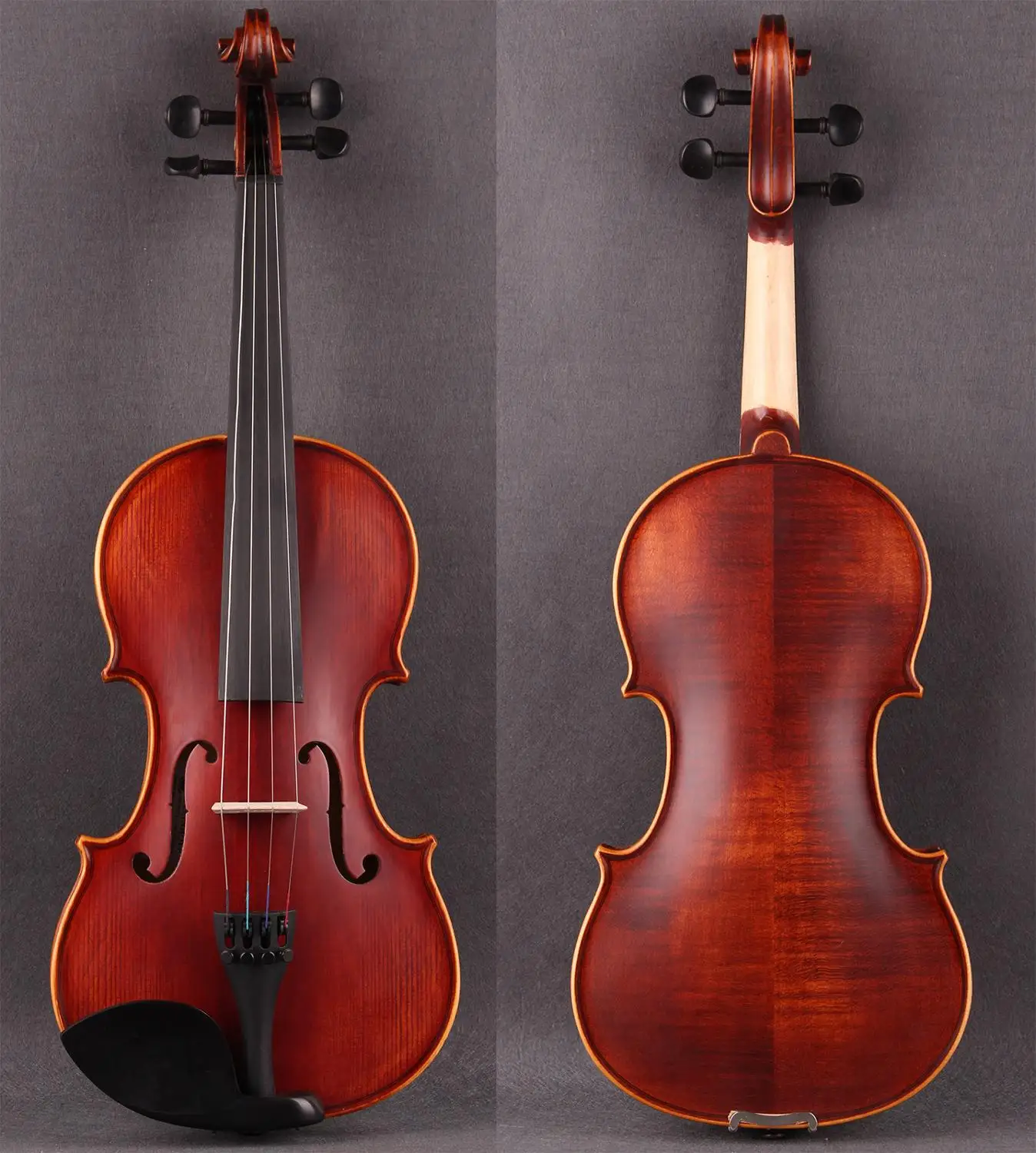 1/2 Antique High-grade Beginner Violin 4/4 Flamed 3/4 Matt handmade violin 1/4 violin Acoustic Free high-end case and bow