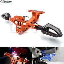 Универсальный CNC алюминиевый мотоциклетный регулируемый угол номерной знак кронштейн для Triumph SPEED тройной 675 уличная Тройная R DAYTONA 675