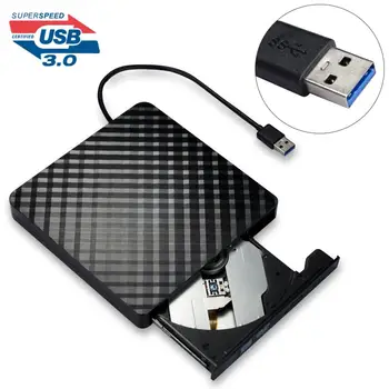 

Rhombus External USB 3.0 High Speed Slim DVD Drive Reader Writer for Laptop PC