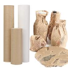 Papier Kraft brun nid d'abeille, matériau d'emballage pour emballage de mariage, fête d'anniversaire, artisanat d'art fait à la main