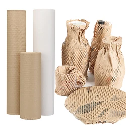 Packaging Material Tissue Paper For Wrapping Wedding Birthday Party Art Craft Handmade Honeycomb Brown Kraft Paper Packaging