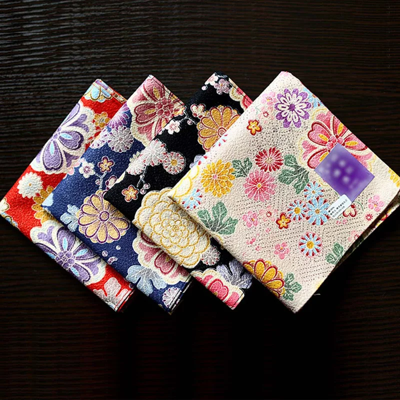  Nice Daisy Colorful Printing Large Square Handkerchiefs 53*53cm Women's Multi-use Soft Cotton Kerch