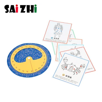 

Saizhi Creative Diy Twelve Constellation Compass Fidget Toy Handmade Learning Science Technology Physics Educational Toys Gifts