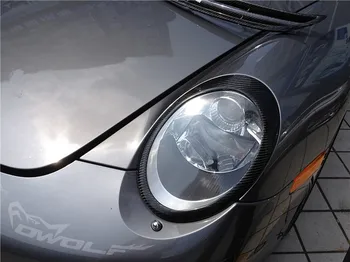 

Fit for Porsche 05-11 911 997 Carbon fiber frame lamp eyebrow