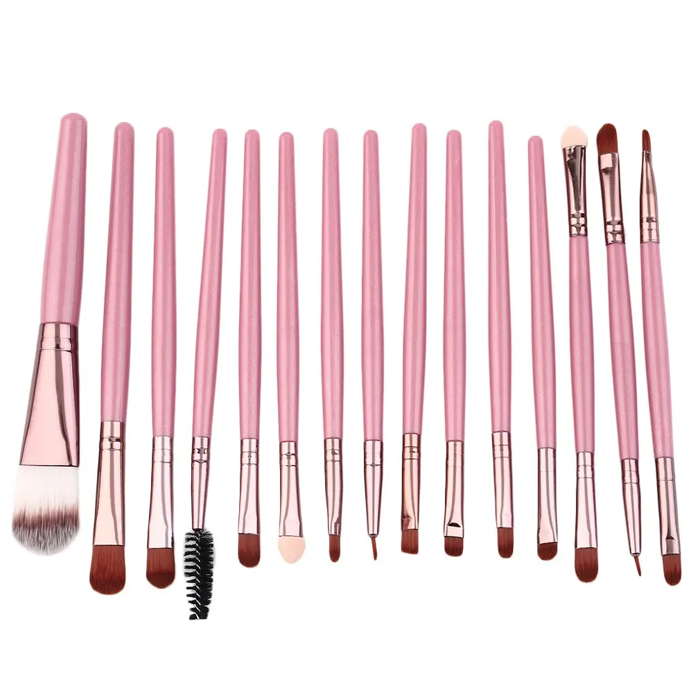 

makeup brushes Set of 15PCS Professional pieces brushes pack complete make-up brushes Quality