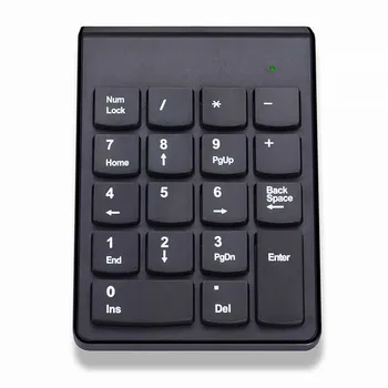 

Easy Operate Desktop Notebook ABS Mini USB Universal Keyboard Numeric Keypad 18 Keys 2.4G Wireless Computer Numpad Digital
