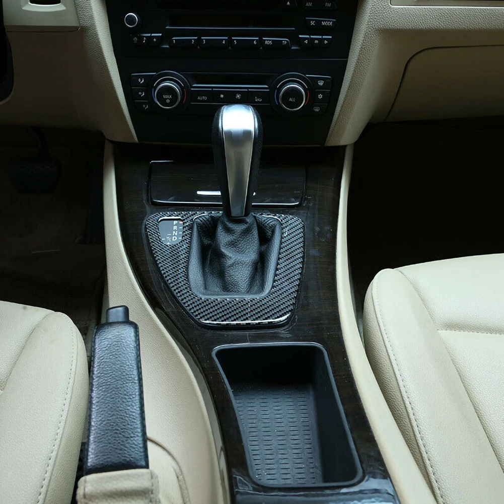 Чехол из углеродного волокна для панели переключения передач BMW 3 серии E90 E92 E93 2005