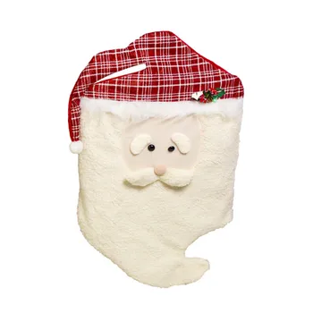 

Felt Santa Claus Chair Cover Creative Christmas Decorations Chair Case