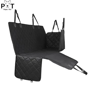 

Pet Carrier Luxury Black Dog Car Protector Cover Nonslip Zipper Pet Dog Car Seat Cover Hammock Outdoor Car Travel Accessories