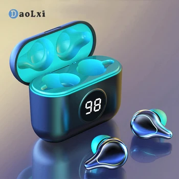 

DaoLXI Wireless Bluetooth Headphones Mini In-ear Earbuds Noise Reduction Sports 0 Delay Late Gaming Headset Charging Box