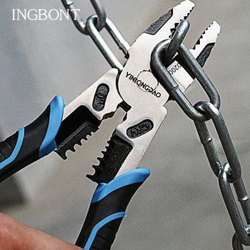 

6''8''9'' Multifunction Pliers Set Combination Pliers Stripper/Crimper/Cutter Heavy Duty Wire Pliers Diagonal Pliers Hand Tools