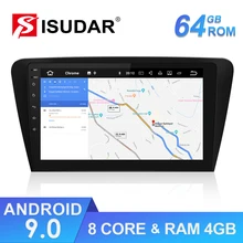 Isudar 1 Din Авто Радио Android 9 для Skoda/Octavia-Octa Core ram 4G rom 64G Автомобильный мультимедийный видео плеер gps USB DVR FM/AM