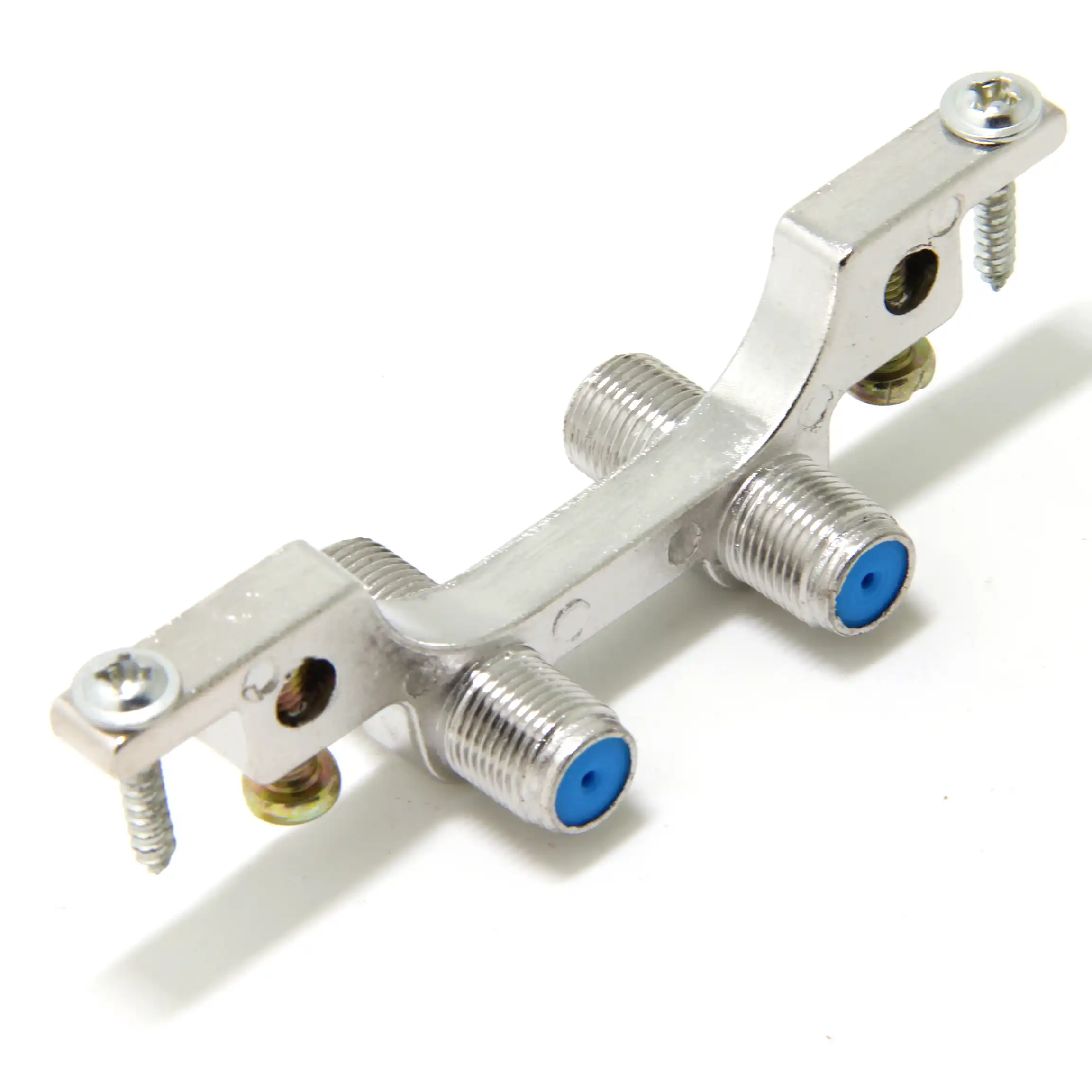 Bloque De Conexion A Tierra Coax Bloque De Tierra Rg6 Hembra De Doble Pin F Ancable Para Cable De Antena Coaxial Para Techo De Rv Al Aire Libre Facil De Enganchar