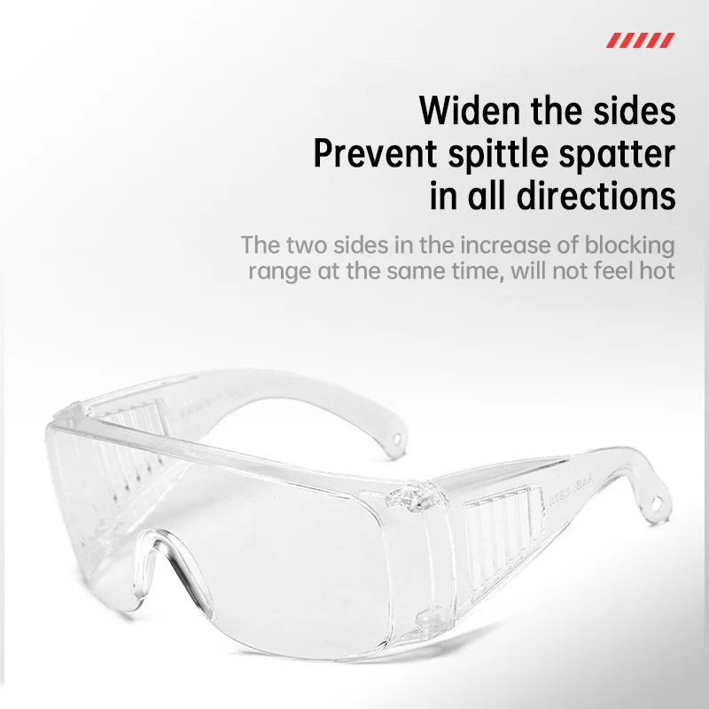 

Safety Eye Protection Glasses Anti-spitting Splash Impact Resistance Multifunction Breathable Protection Adult Windproof Glasses