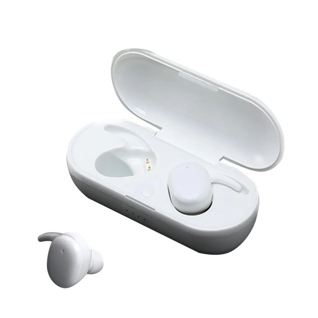 Белый Новые bluetooth наушники высокого качества, наушники с сенсорным управлением, настоящие беспроводные bluetooth наушники 5,0, гарнитура 1210#2 - Цвет: Белый