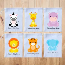 Персонализированная сумка с животными для фермы 12 шт.-Подарочная сумка для фермы на день рождения-Подарочная сумка на заказ для фермы-Детские Сумки на день рождения-Персонализированная сумка