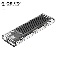 ORICO TCM2F-C3 M2 SSD Fall NGFF M.2 zu USB 3,1 Typ C 5Gbps Transparent Festplatte Gehäuse Für m.2 NGFF SATA B Schlüssel SSD Disk Box