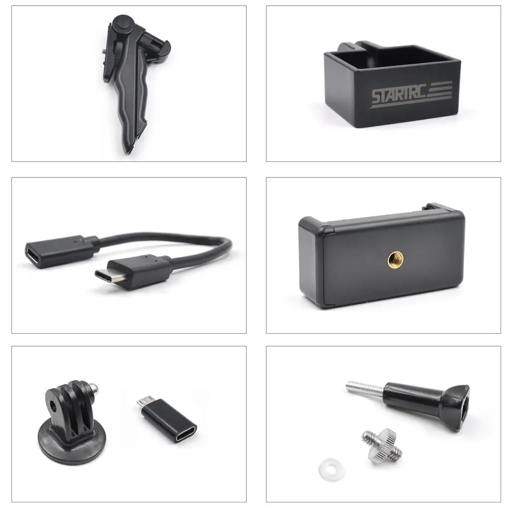 Handheld Phone Holder Bracket For iPhone Samsung Xiaomi Tripod Mount For DJI Osmo Pocket Sports Action Camera Accessory 