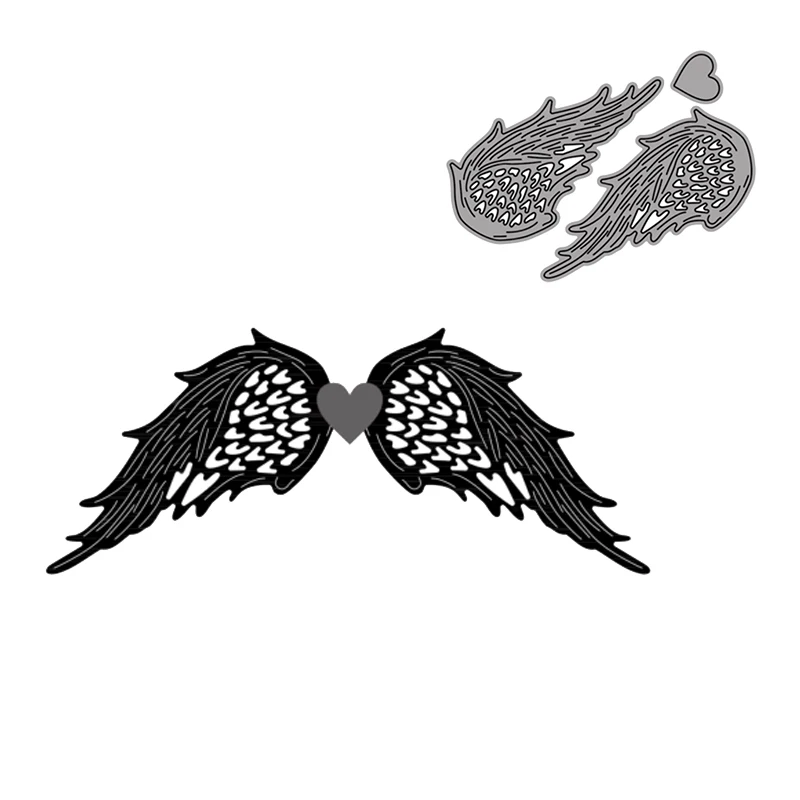 

A Beautiful Wing Decorative Embossing Papercard Crafts Die 2021 Diy Scrapbooking Album Paper Cards Metal Cutting Dies New 2021