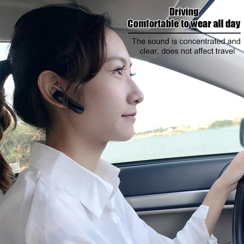 Портативный Bluetooth наушники беспроводной Крюк дизайн удобный мобильный телефон Earbu карта памяти