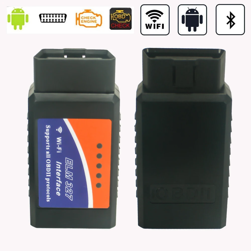 Bluetooth/Wifi ELM327 V1.5 OBD2 проверка двигателя автомобиля авто диагностический инструмент для Jeep Wrangler Rubicon/Компас/Cherokee/Патриот