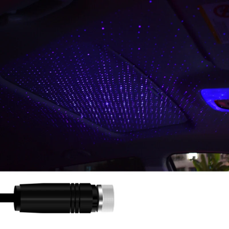 Автомобильный USB светодиодный светильник для салона автомобиля на крыше
