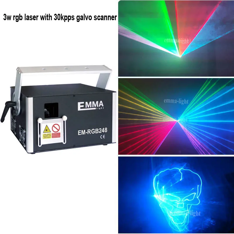 3 Вт лазерсветильник свет анимация DMX512 автоматический звуковой активный RGB SD ilda