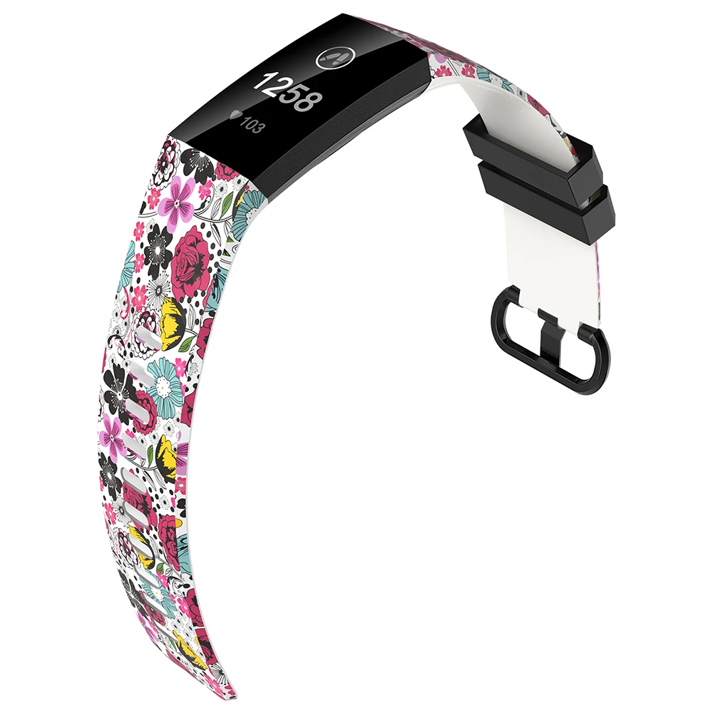 rose Baaletc для Fitbit Charge 3 Band TPU SmartWatch Charge 3 красочный регулируемый браслет сменный ремешок для Fitbit Charge3 - Цвет: rose