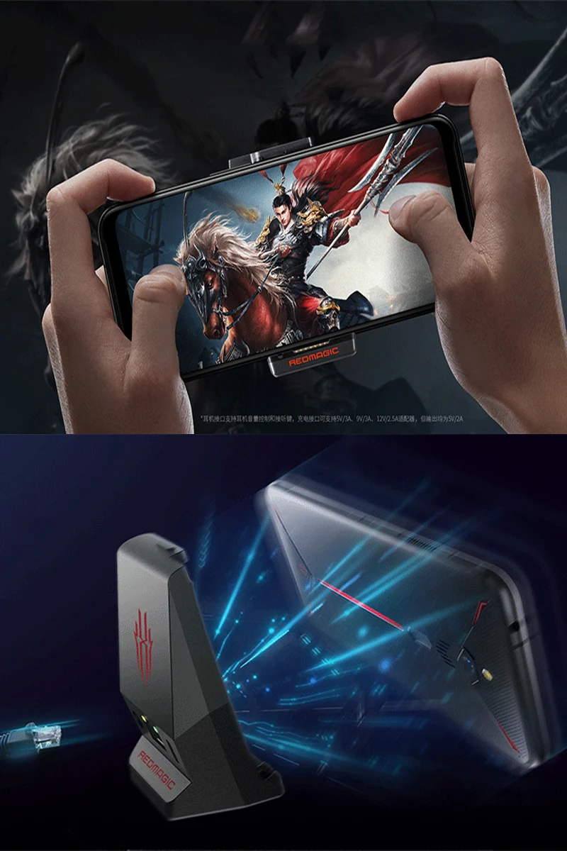 Настольная зарядная док-станция типа C для смартфона Nubia Red Magic 3 3,5 мм, зарядная станция с отверстием для наушников, зарядное устройство для Nubia RedMagic 3