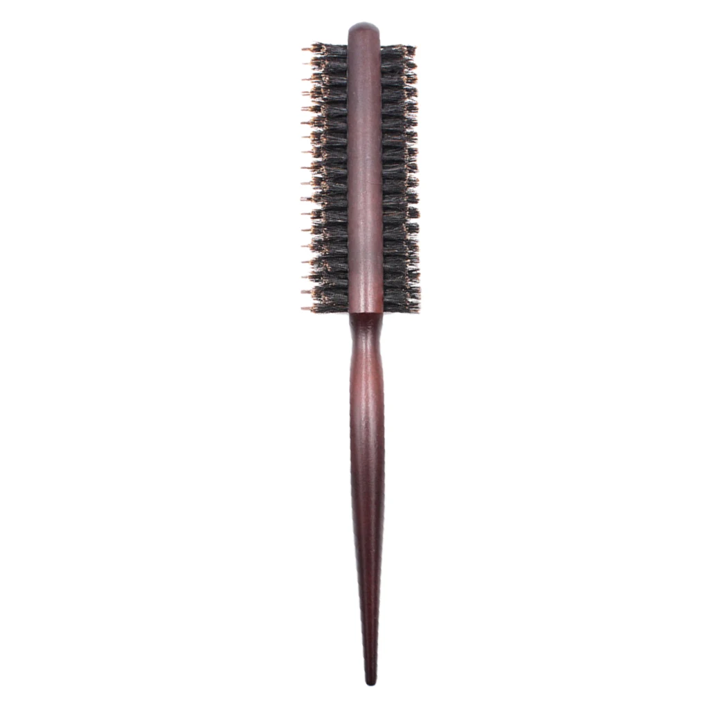 Pro Anti-static Three Row Rat Tail Teasing Brush for Back Combing Volumizing
