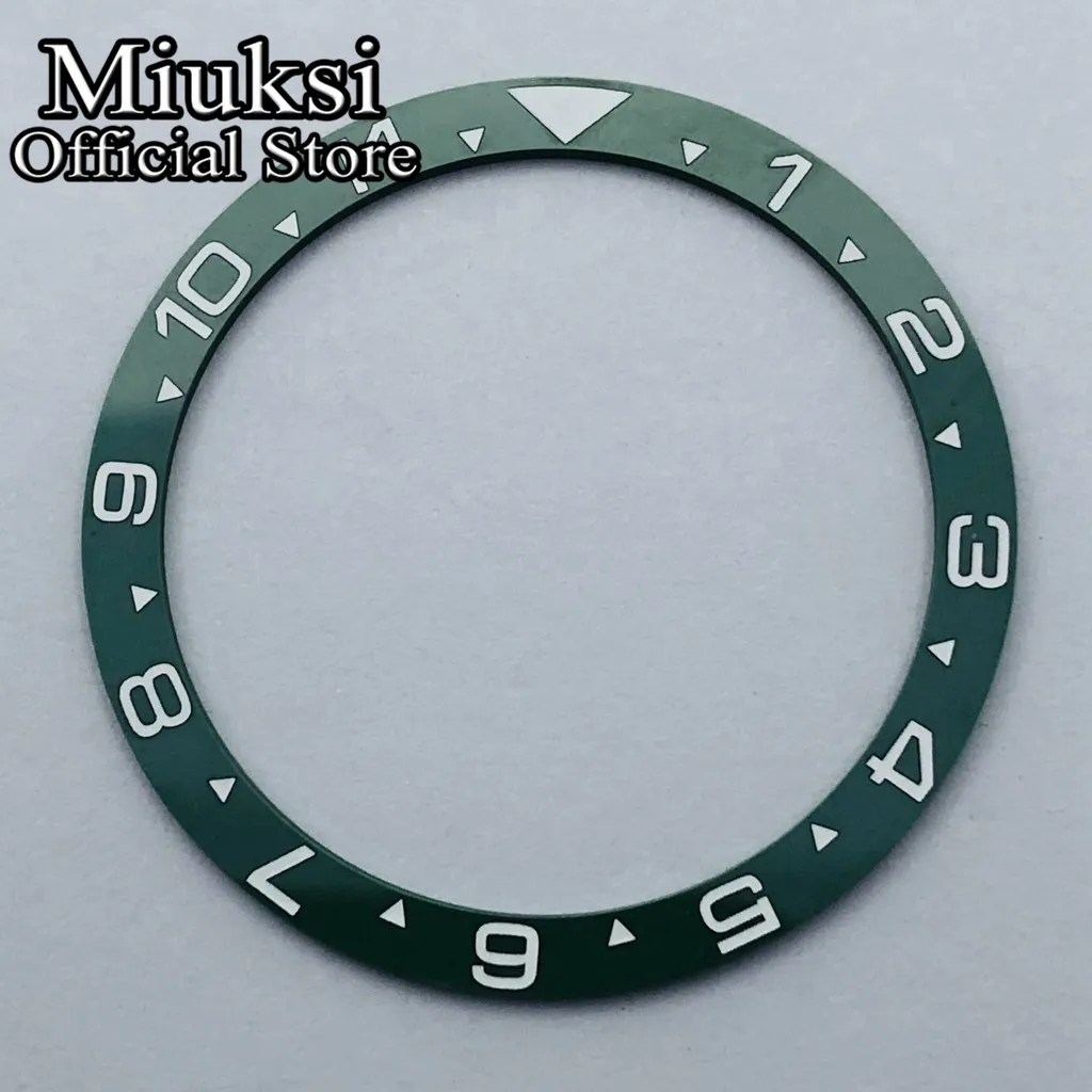 Premium Stainless Steel & Ceramic Bezel Insert – 38mm Replacement Watch Accessory