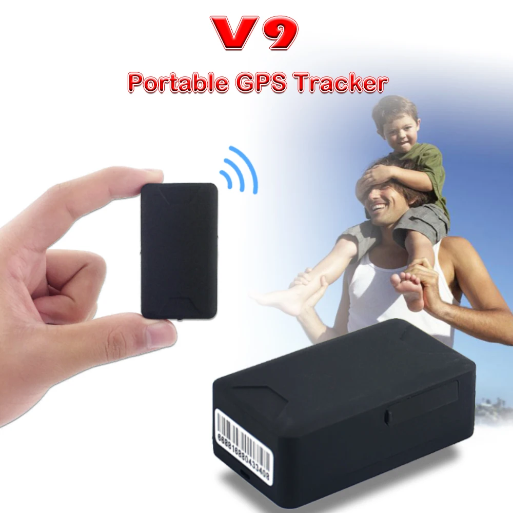 Мощный магнитный gps-трекер V9 2600 мАч gps локатор экономия энергии низкое энергопотребление управление питанием удаленный мониторинг SOS