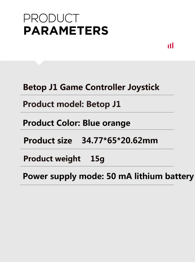 Betop J1 для мобильных игр PUBG 1s Shoot 15 раз контроллер Джойстик стрелок Кнопка триггер для iOS Android Phone Games Stinger