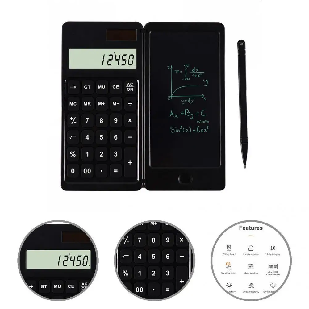 Calculator Drawing Pad High Sensitive Long Standby Time Calculator LCD Writing Tablet|Calculators| - AliExpress