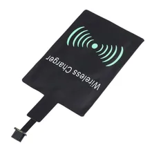 For iPhone 6 7 Micro Usb Qi Wireless Charging Receiver Adapter For Xiaomi Redmi Note 6 Huawei Honor Microusb Charger For TYPE-C