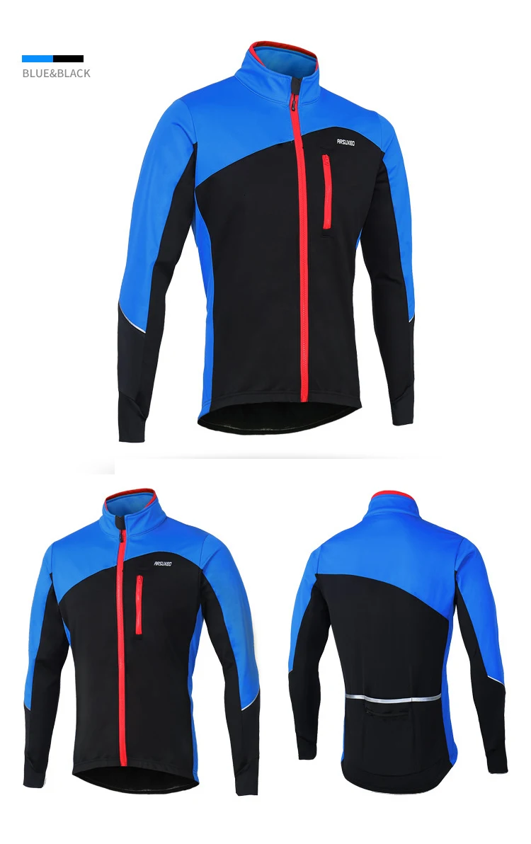 ARSUXEO Veste Velo Hiver Thermique зимняя куртка для велоспорта ветровка водонепроницаемая куртка для велоспорта