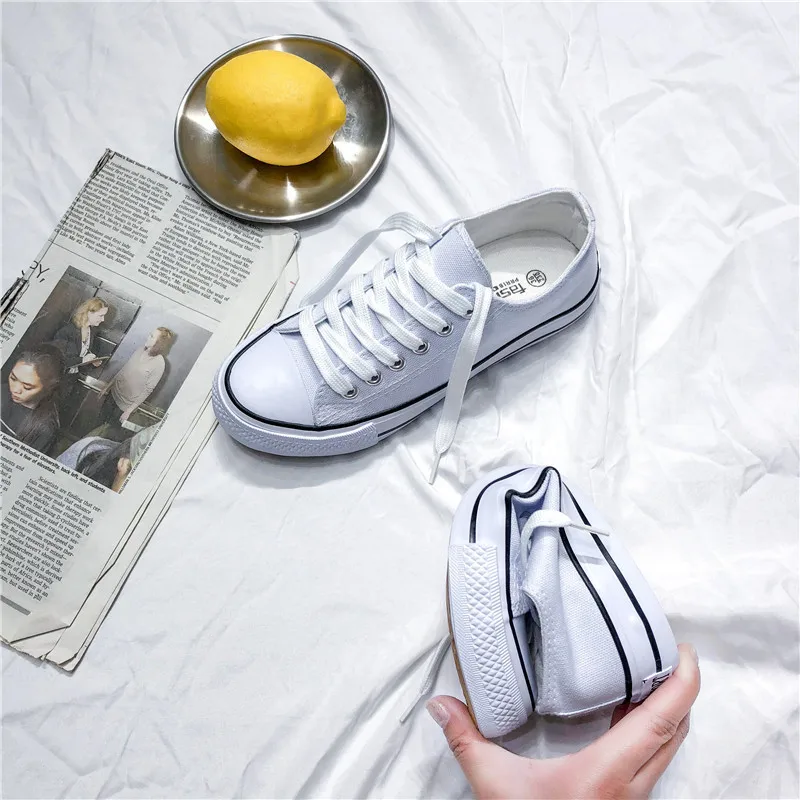 Кроссовки весна стиль MacBook Женская парусиновая обувь в Корейском стиле-Стиль обувь модные Повседневное спортивная обувь, для студентов; Тканевая обувь