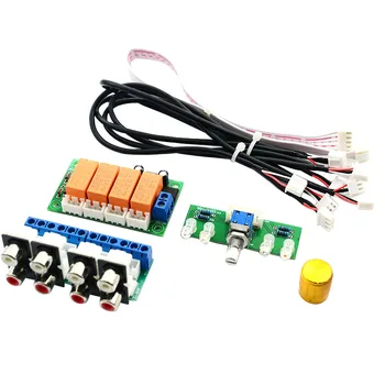 

Relay 4-Way o Input Signal Selector Switching RCA o Input Selection Board Of Rotary Switching for Amplifiers