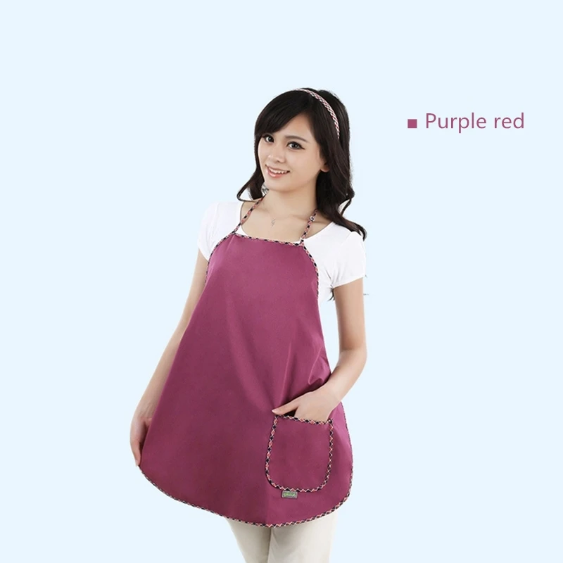 Purple red Ajiacn рекомендуем анти-электромагнитное излучение одежда Простой стиль компьютер и ТВ EMF Экранирование металлический волоконный фартук - Цвет: Purple red