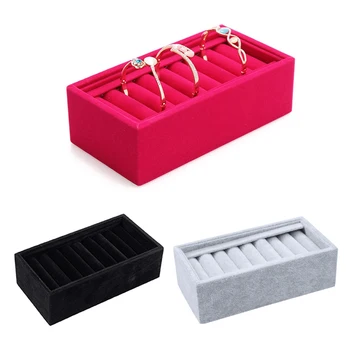 

Velvet Inserts Bangle Bracelet Display Tray Jewelry Display Case