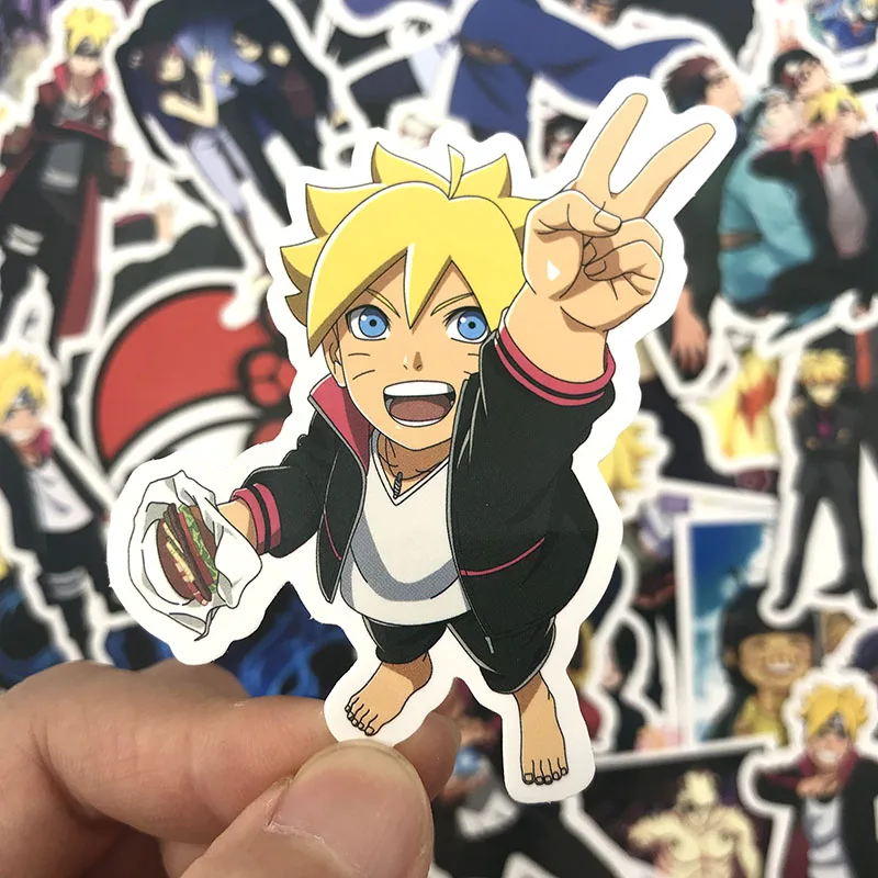 50Pcs/pack BORUTO-NARUTO THE MOVIE Graffiti Stickers Japanese Anime For Motorcycle Skateboards Laptop Luggage Stickers