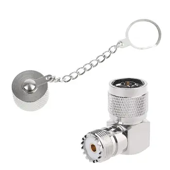 

Waterproof Cover with Chain Protective Cover Dust Cap for N Female Connectors Adapters Accessories