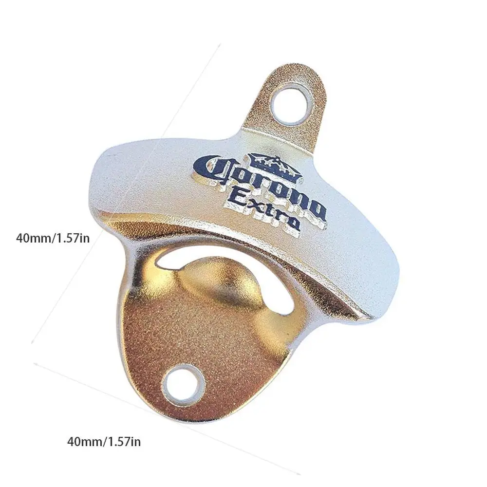 Bottle Opener Wall-mounted Beer Bottle Opener Home Kitchen Tool Fashion Appearance Drinking Accessories Kitchen Cafe Bars Party Supplies