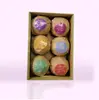 6Pcs Aromatherapy Bubble Bath Bombs with Coconut Oil Gift Bath Fizzies, Dropshipping 2
