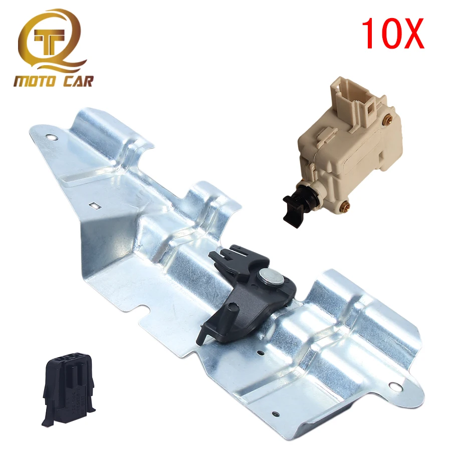 

3B5827061B 1J5827425C 191972702 Auto Bootlid Trunk Latch Bracket Set 3B0959781C Lock Actuator Plug Connector For VW Golf